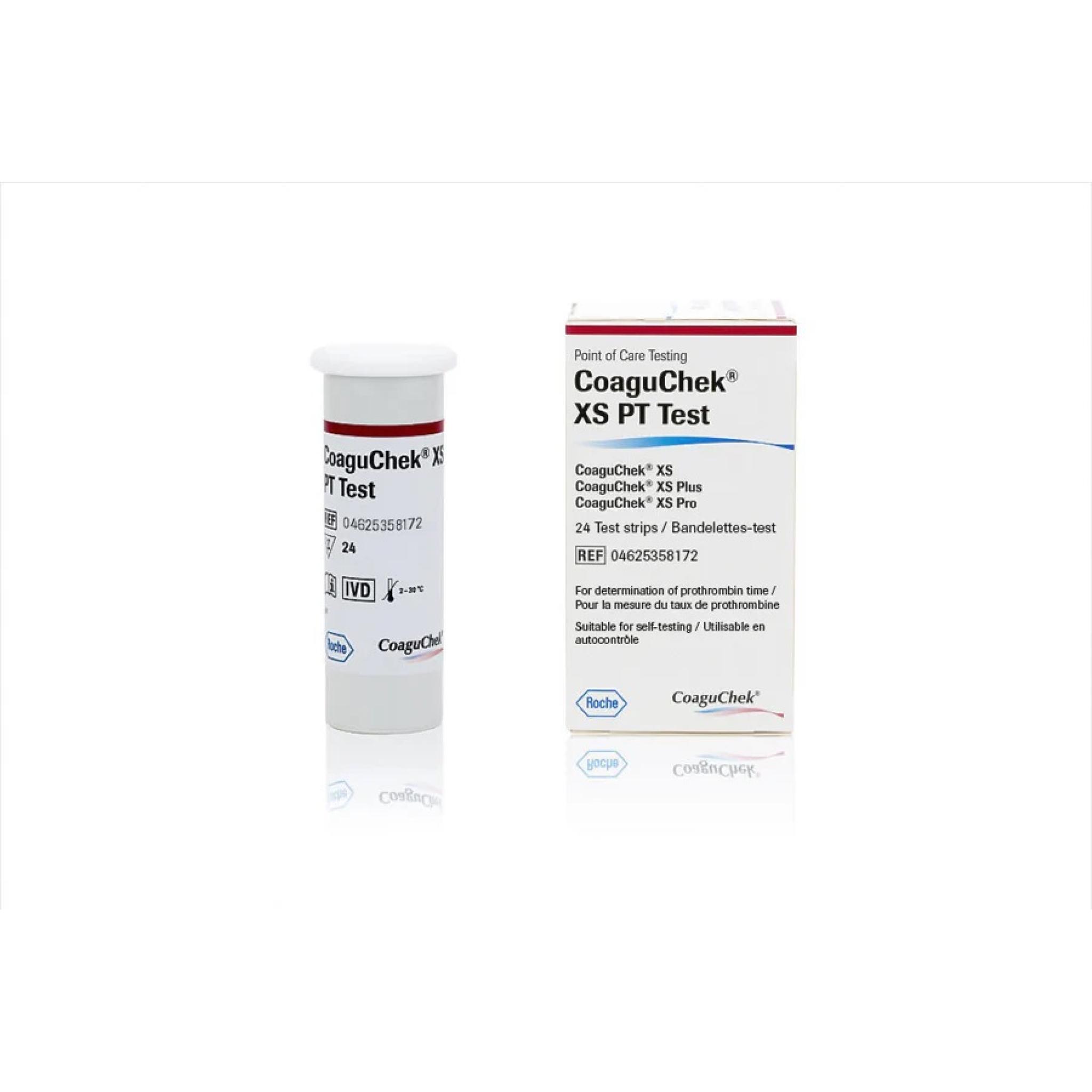 Brand New 24 CT CoaguChek XS PT Test Strip EXP: 08-2025 | Self Care Depot